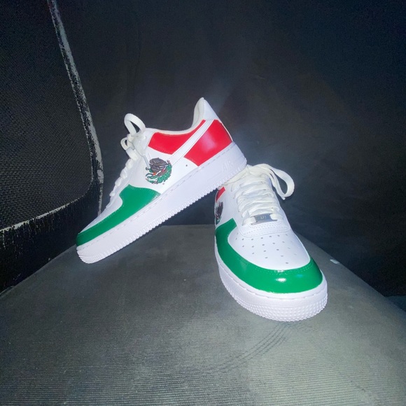 custom mexican flag af1